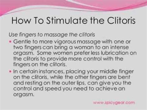 playing with clitoris|How to masturbate .